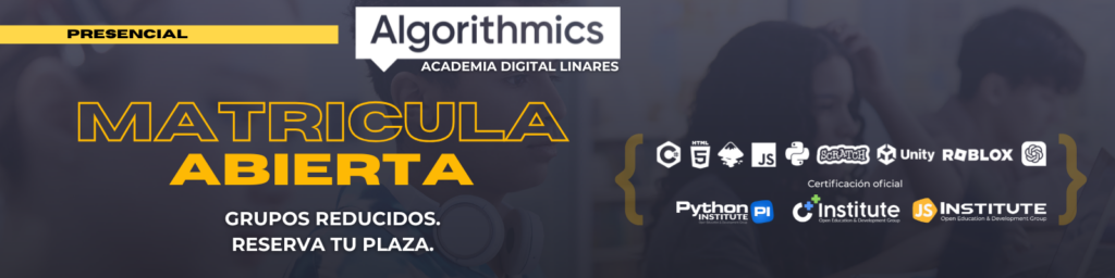 Matriculación abierta Algorithmics Linares
